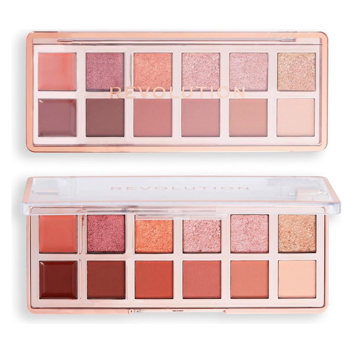 I Heart Revolution Makeup Revolution The True Icon Bronze Eyeshadow Palette Cream Matte (Bronze, Nude) (91467771)