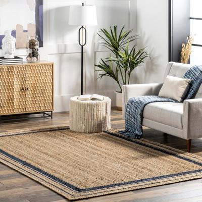Nuloom Rikki Coastal Braided Jute Area Rug