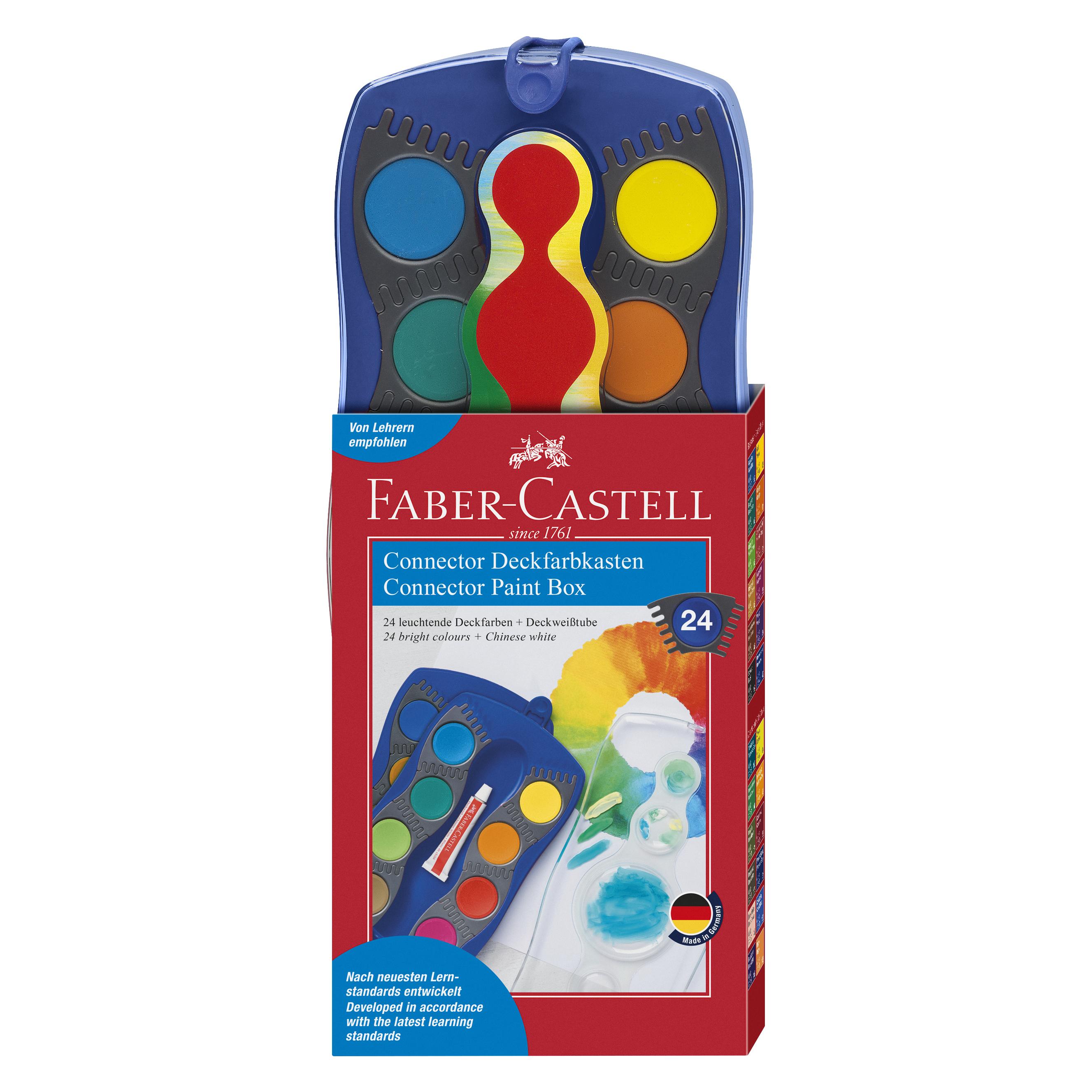 Faber-Castell Connector Wasserfarbkasten 24 Farben (312 ml) (125020)