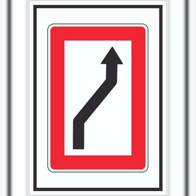 HB-Druck Wechsel auf die Fahrwasserseite Steuerbordseite Symbol Aufkleber A9 (37x52mm)