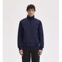 Fred Perry für Herren. J7320 Harrington-Jacke blau (L), Lässig, Baumwolle
