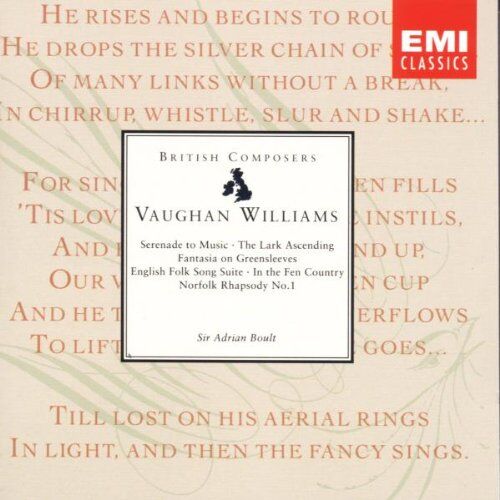 Adrian Boult - Serenade To Music / Lark Asc u.a. - Preis vom 09.10.2026 07:28:09 h