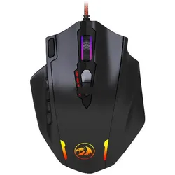 Redragon M908 Impact (Kabelgebunden), Maus, Schwarz