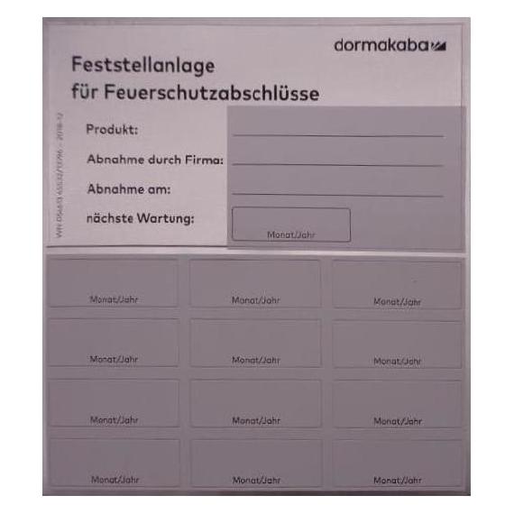 Dormakaba Zulassungsetikett zu Feststellanlagen (Indoor) (5661345532)