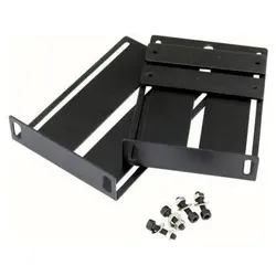 Omnitronic Rackwinkel für Verstärker, hinten, 2HE (Zubehör), Audio Racks + Cases