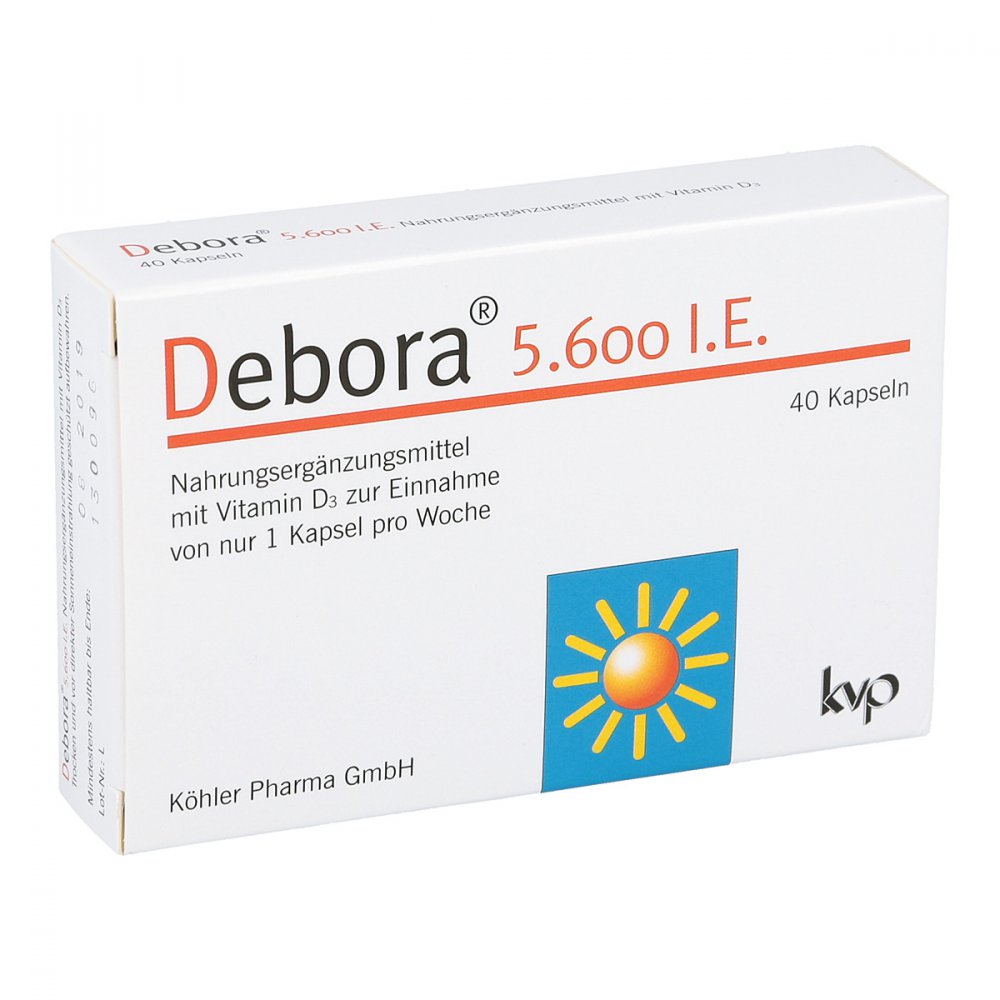 Köhler Pharma GmbH Debora 5.600 I.e. Kapseln 11049736