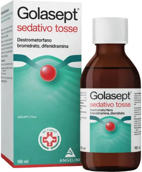 Zeta farmaceutici Golasept Sedativo Tosse Sciroppo Tosse Secca 98ml