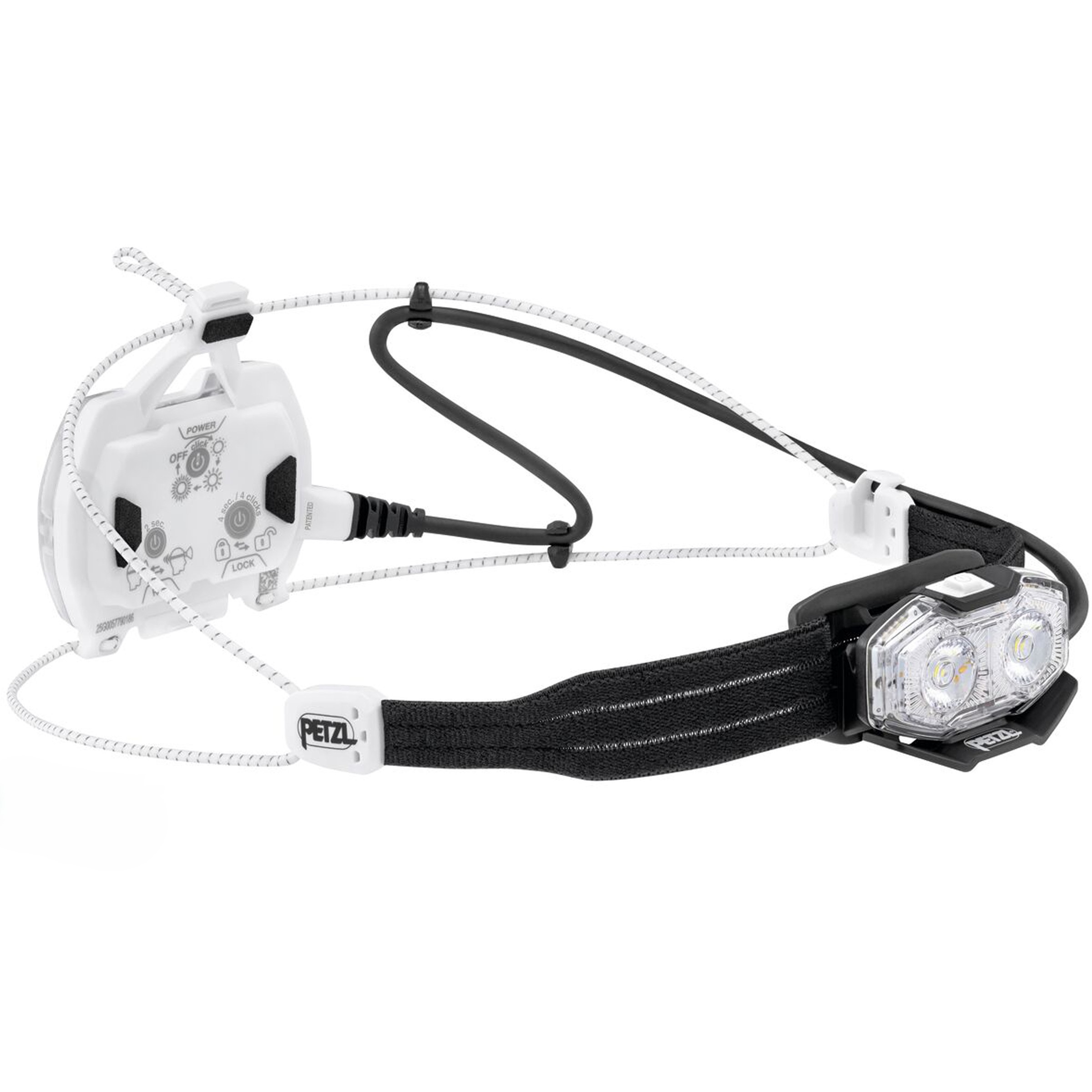 Petzl Nao LT Stirnlampe Stirnlampen black-white Alpinklettern | Expedition | Hochtour