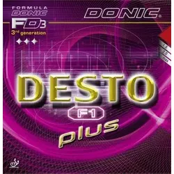 Donic Belag Desto F1 plus schwarz 2,0 - schwarz 2,0