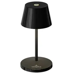 Villeroy & Boch Akku-Tischleuchte Seoul Nano Alu, Eisen, Stahl Metall Schwarz