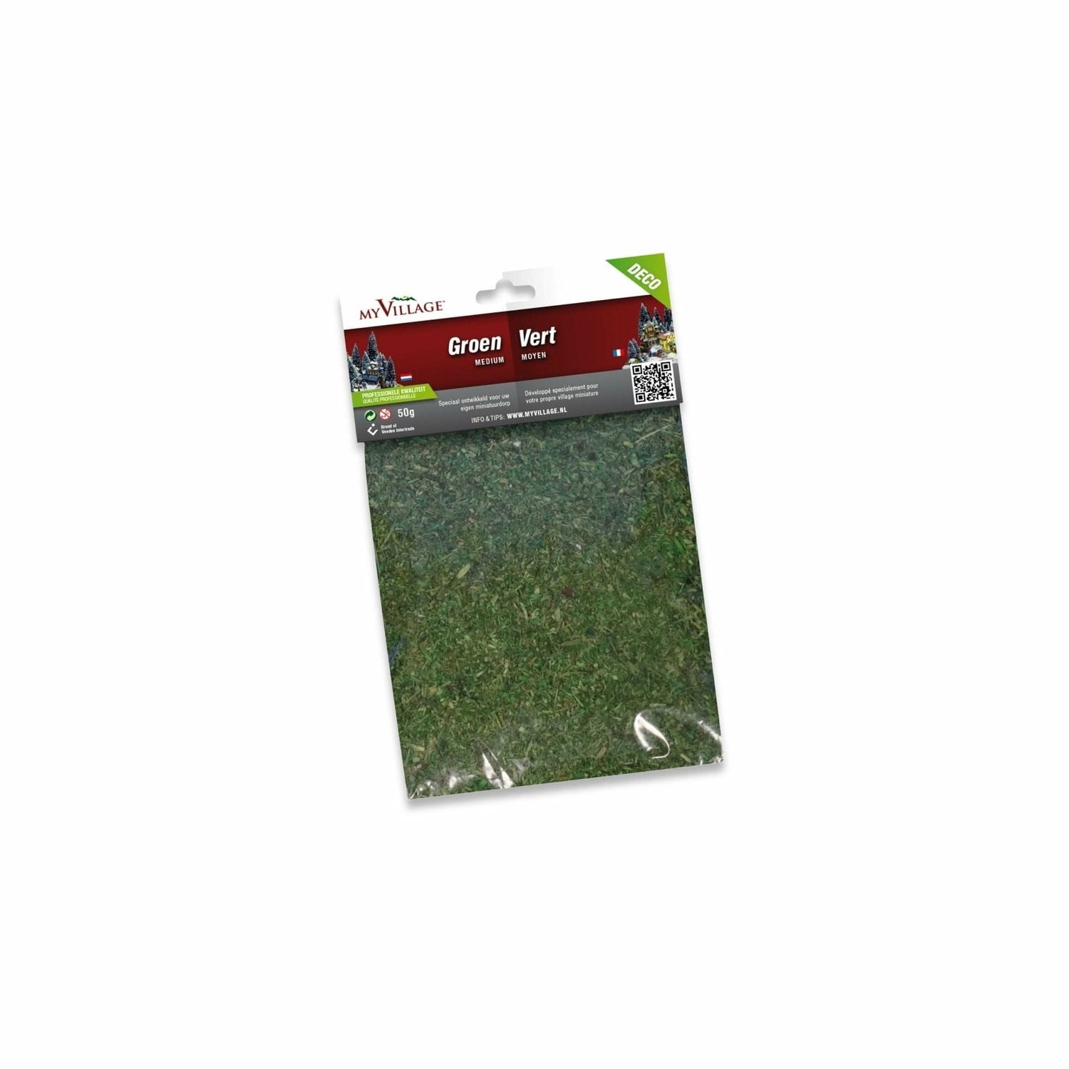 My Village Strooisel Groen Medium 50g
