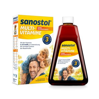 Sanostol ohne Zuckerzusatz Saft 460 ml