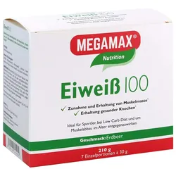 Eiweiss 100 Erdbeer Megamax