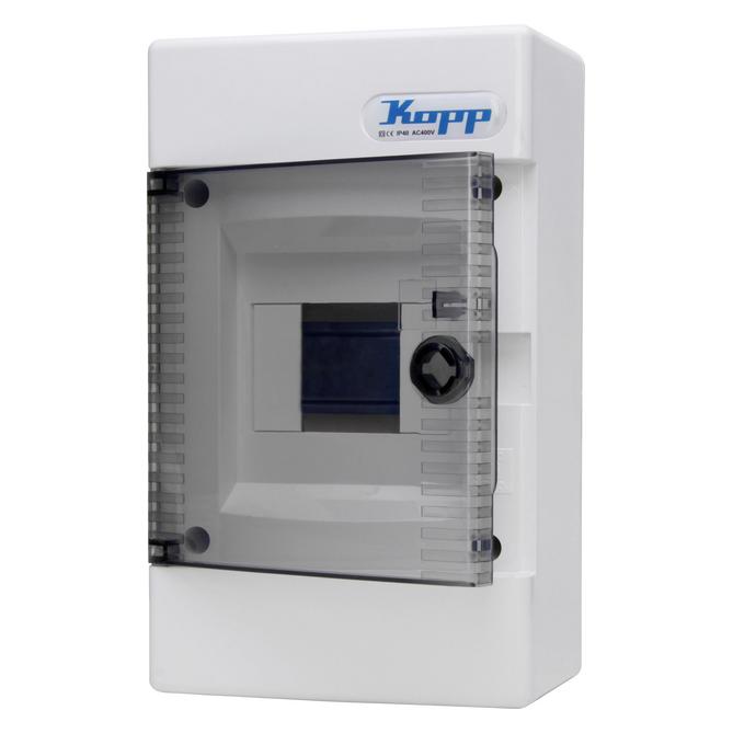 Kopp 350914040 Verteilerkasten Anzahl Teilungen = 8 Anzahl Reihen = 1 Inhalt 1 (350914040)