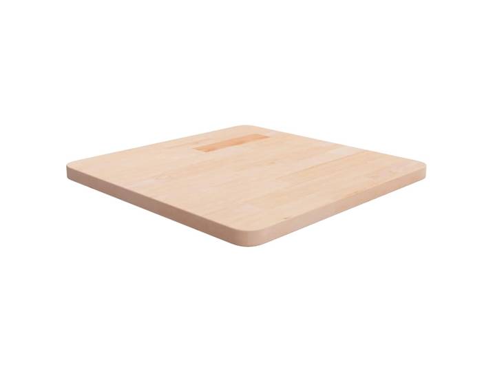 vidaXL Tischplatte Quadratisch 50x50x2,5 cm Eichenholz Unbehandelt