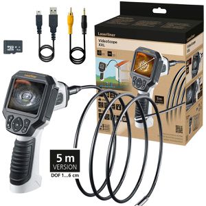 Laserliner Endoskop-Kamera 082.115E, VideoScope XXL, 5 m Sonde Ø 9 mm, 680 x 480 Px