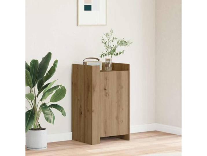 HEFZGDB Klassisches Sideboard für Wohnzimmer Einrichtung in Artisan-Eiche-Optik, Modernes Sideboard mit Feuchtigkeitsbeständigkeit aus Holzwerkstoff mit Stauraum 45x35x75 cm, Praktisches
