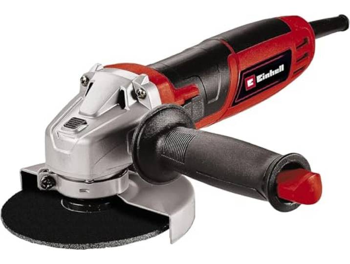 Einhell Meuleuse d’angle TC-AG 115/750 750 W Ø 115 mm profondeur 28 mm jusqu’à 12000 tr/min protection redémarrage protection tronçonnage sans disque