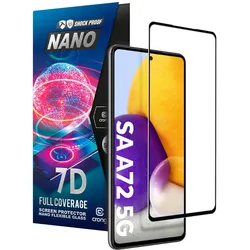 Crong 7D Nano flexibel Glas – bruchsicher Hybridglas 9H für vollständig Display Samsung Galaxy A72