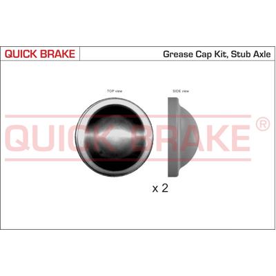 QUICK BRAKE Kappe, Radlager 9829K für Ford