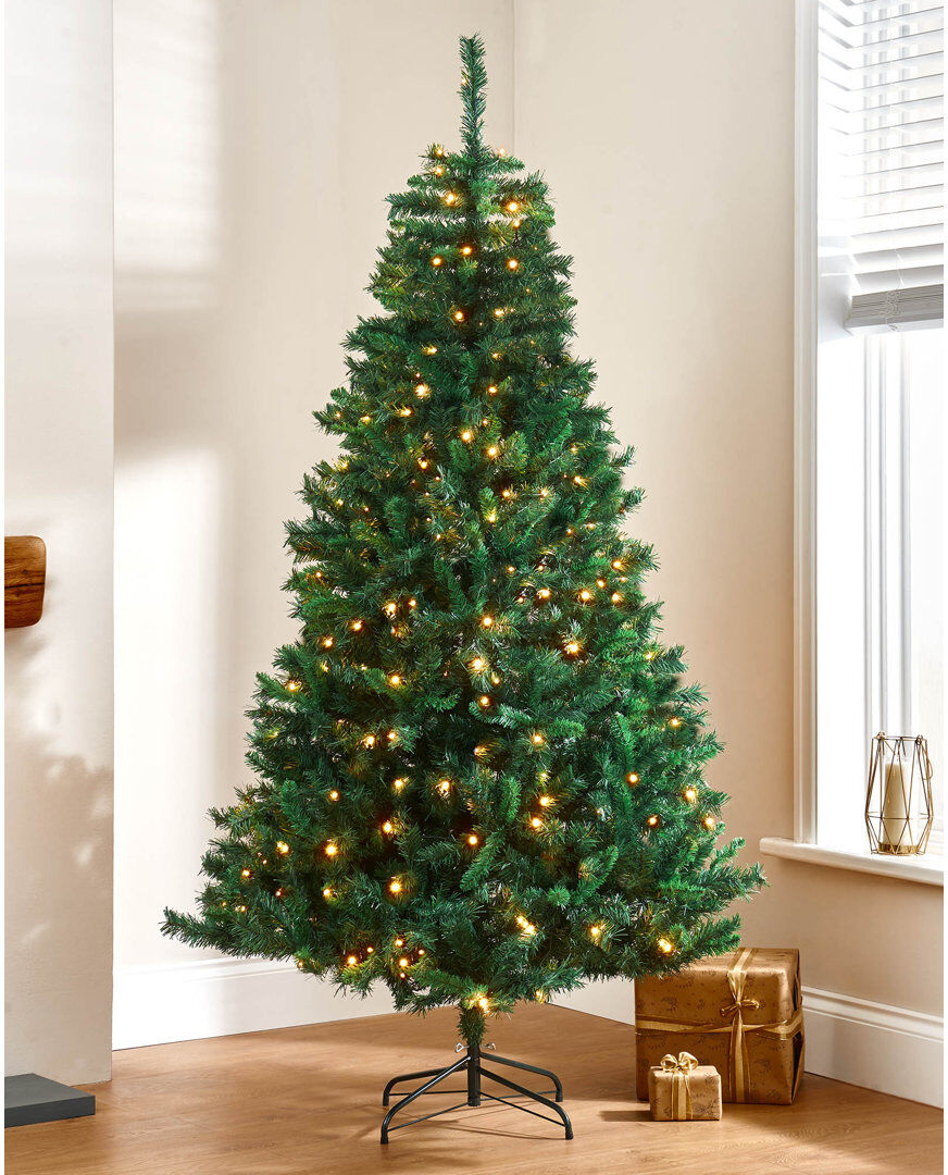 Mail Order Online Ltd 7' H Lighted Artificial Christmas Tree 6.99' H