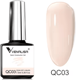 Inspire Essentials VENALISA Quick Construction Jelly Nail Gel Semi Transparent Strengthening Formula 7.5ml f