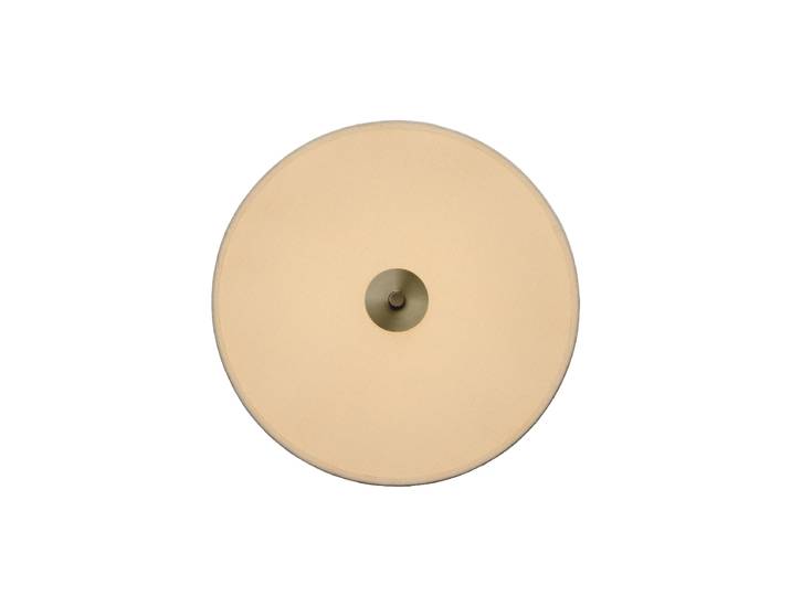 LED Design Deckenlampe Shade Creme, Brass Halo Design