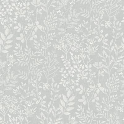 Galerie Wallcoverings Karuna Collection Branched Leaves Matte Finish Vinyl on Non-woven Wallpaper Roll