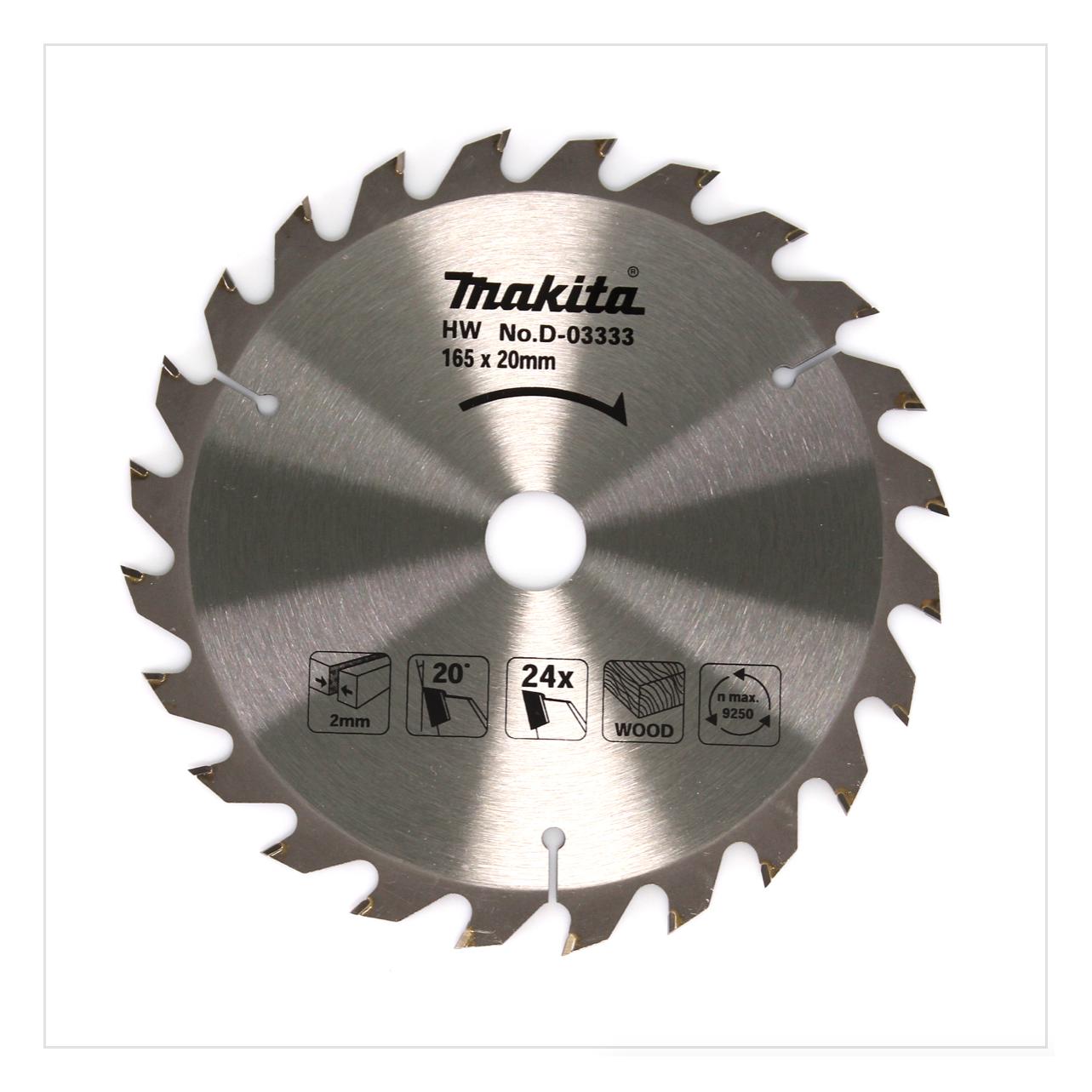 Makita CIRCULAR SAW BLADE 165X20MM 24T (D-03333)