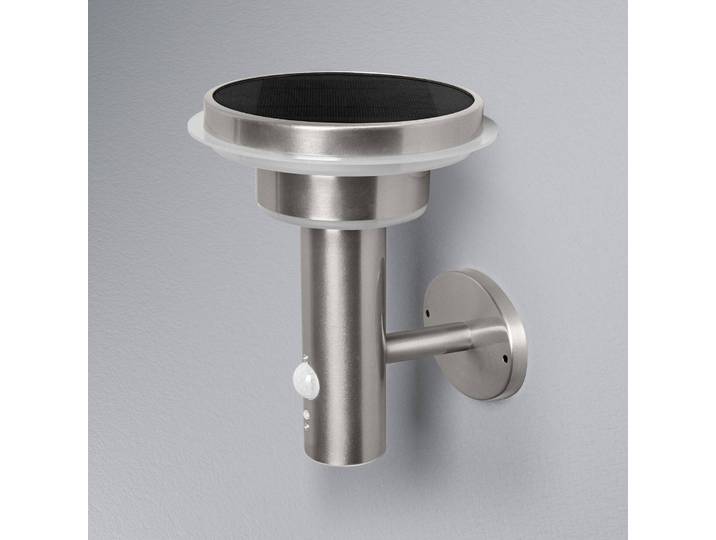 OSRAM Wandleuchte ENDURA STYLE SOLAR DOUBLE CIRCLE edelstahl DOUBLE, dimmbar, alu / grau / zink, Edelstahl, Modern, Solarleuchte außen