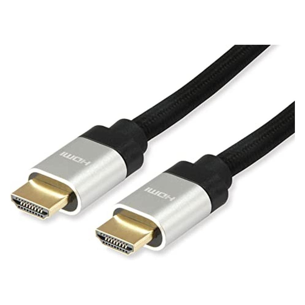 equip HDMI UHS E.Gewebe -A St/St HDR sw (10 m) (119385)