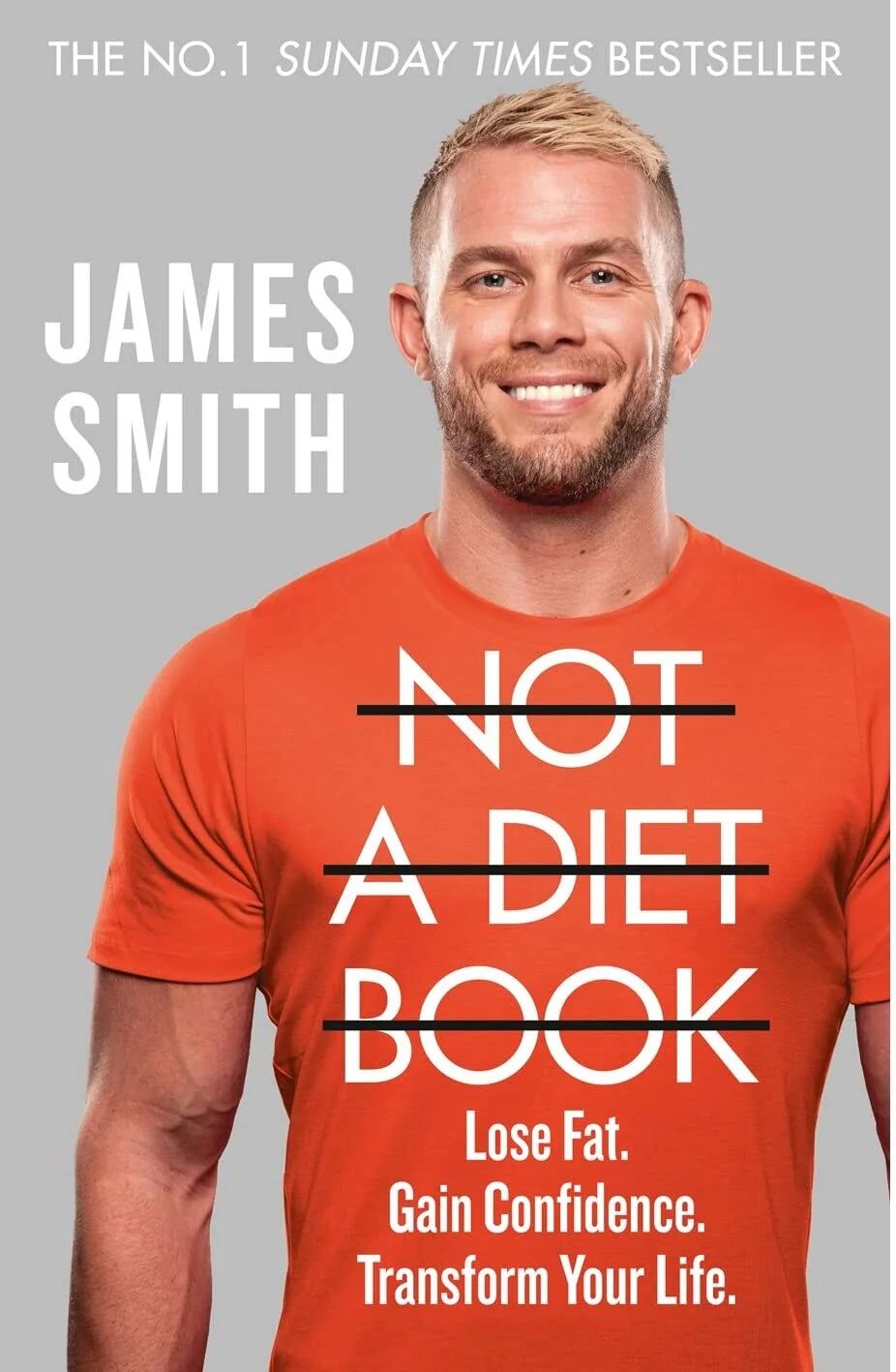 HarperCollins Not a Diet Book by James Smith - Take Control. Gain Confidence. Change Your Life. - Hardback Fitness & Nutrition Guide for Adults