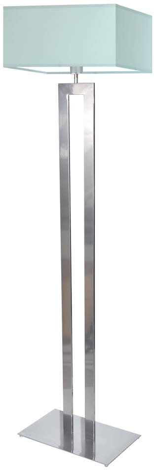 17 Stories Arsh 161cm Traditional Floor Lamp Silver/Mint 161cm H X 40cm W X 40cm D