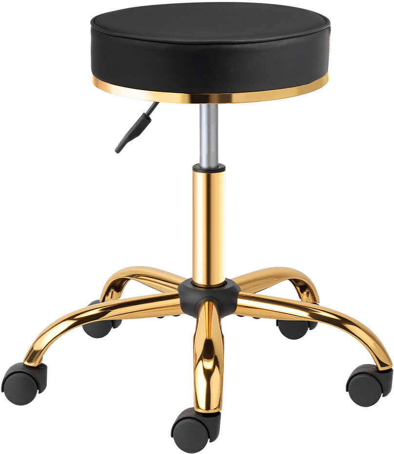 Fairmont Park Adjustable Salon Stool Black