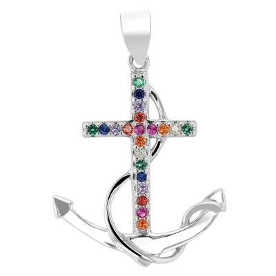 Kettenanhänger ADELIA´S "Anhänger – Herzanhänger aus 925 Silber", bunt (silber), Schmuckanhänger, Damen, Silber 925 (Sterlingsilber), Kettenanhänger, Ein Geschenk, das Freude macht