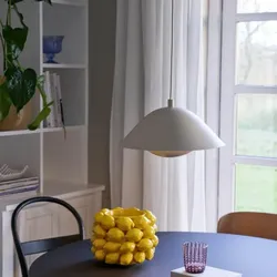 Nordlux Freya 35 moderne Pedelleuchte Pendant Beige E27 nordisches Design