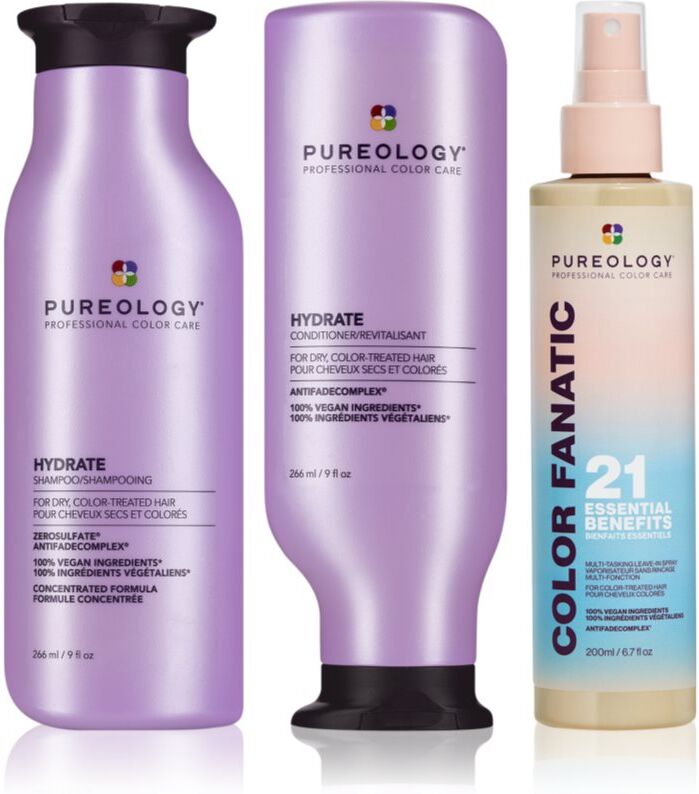 Pureology Hydrate full routine ensemble pour une hydratation et une brillance pour tous types de cheveux