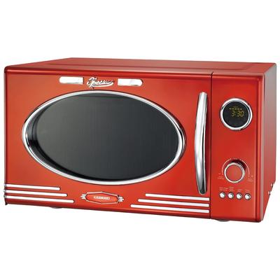 Melissa 16330129 - Elektronischer Mikrowellen mit Grill - 23L - 800 W - metallic-rot