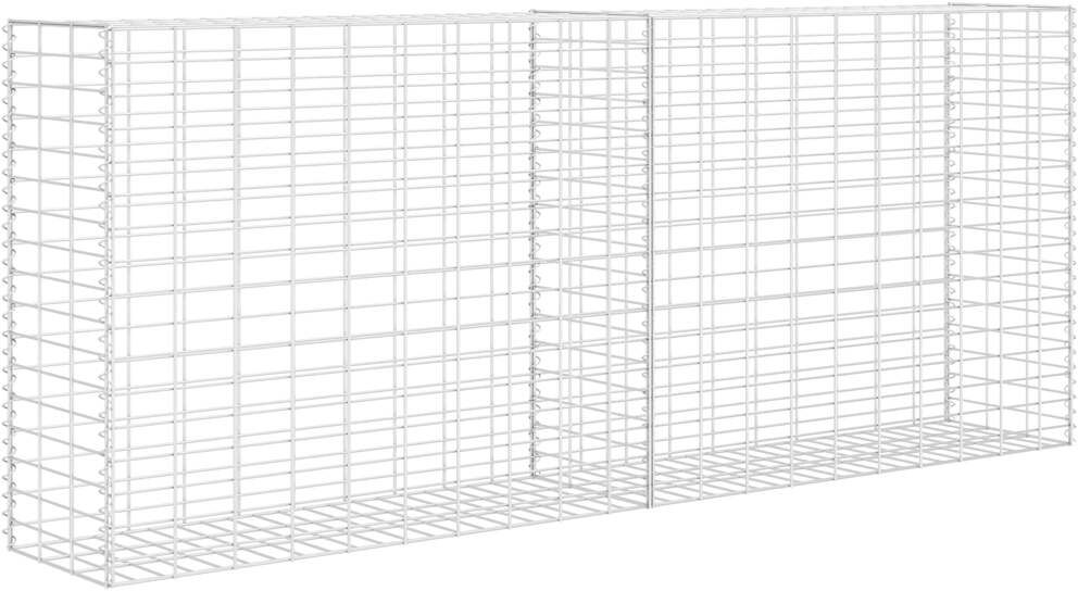 vidaXL Panier de gabion Acier inoxydable 85x30x200 cm
