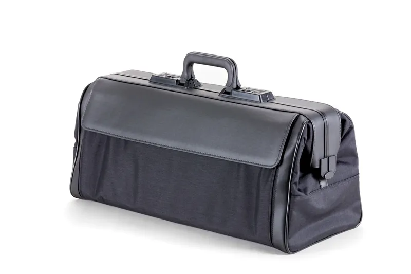 Dürasol Arzttasche Rusticana, 58 cm lang, Nylon mit Kunstlederbesatz schwarz 9181