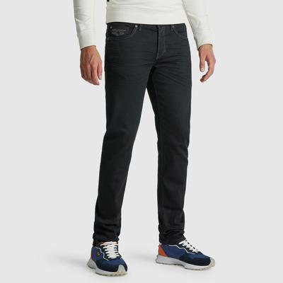 5-Pocket-Jeans PME LEGEND "NAVIGATOR PTR121", Herren, Gr. 30, Länge 32, schwarz (schwarz denim), Denim/Jeans, Obermaterial: 81% Baumwolle, 18% Polyester, 1% Viskose, lang, Jeans 5-Pocket-Jeans