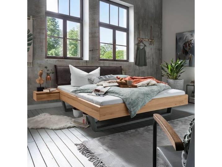 Bett Gwenna Komfort Kernbuche Massivholz 160x200cm höhenverstellbar