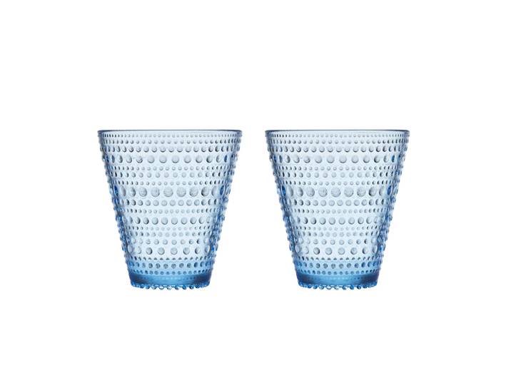 Iittala Verres Kastehelmi 30 cl, lot de 2 aqua