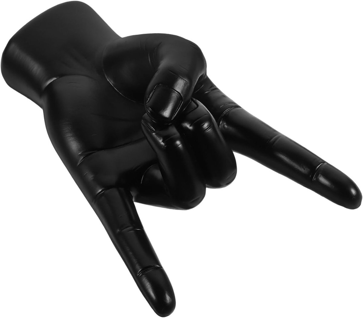 Abstract Hand Vorm Muziek Gebaar Beeld - Hars Decoratie - Hoogte: 19.5 cm