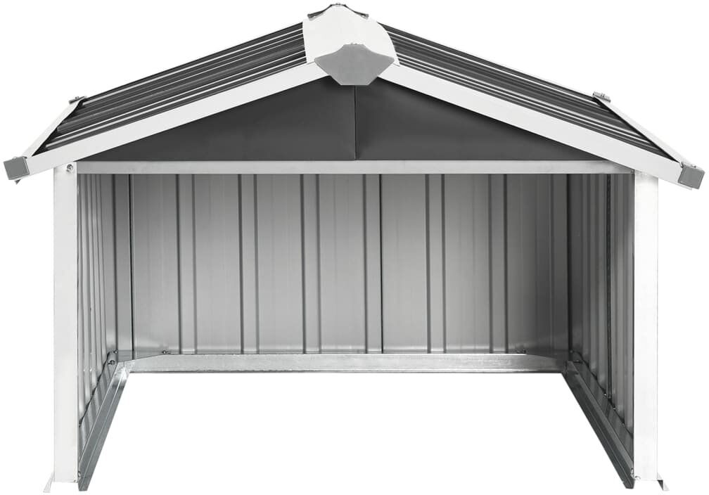 Dakota Fields Tuckahoe Garden Robot Lawnmower Shed 92 x 97 x 63 cm Galvanised Steel Anthracite 92cm W X 97cm D X 63cm H