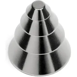 6x Supermagnete, Magnet, Konusmagnet (10x)