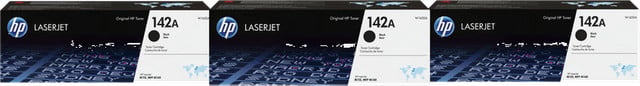 HP 142A Toner Zwart Triple Pack
