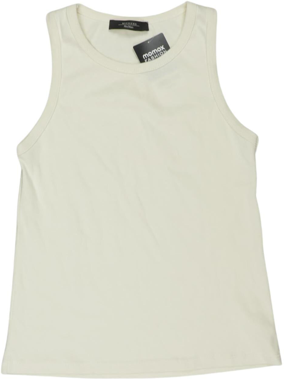 Weekend Max Mara Damen Top, Cremeweiß, Gr. Xxs, kein / Etikett - Second Hand