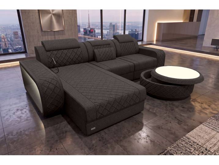 Ecksofa Berlin L Form Stoffsofa