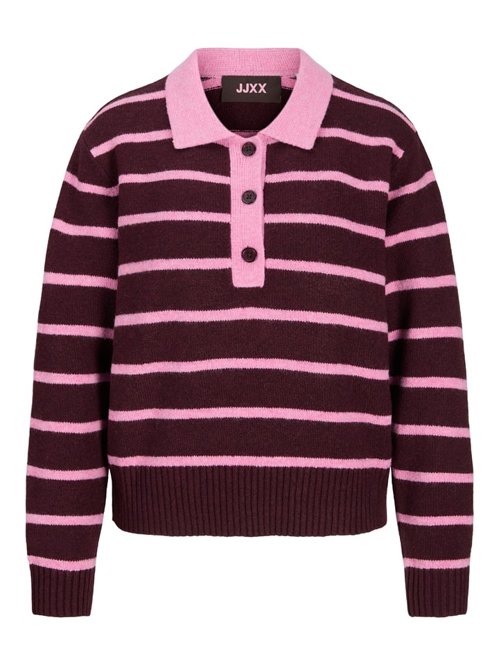 JJXX Pullover "Ruby" in Bordeaux/ Pink - XS